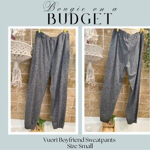 Vuori Heather Grey Boyfriend Sweatpants